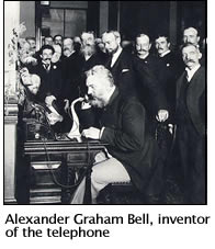 alexander graham bell, inventor of the telephone