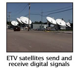 etv satellites send and receive digital signals