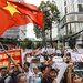 nti-china demonstrators shouted slogans during a rally in ho chi minh city, vietnam, on sunday.