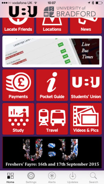 image of the about uob app.