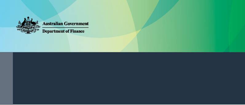 australian government department of finance