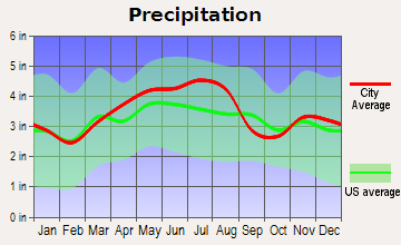 newark, ohio average precipitation