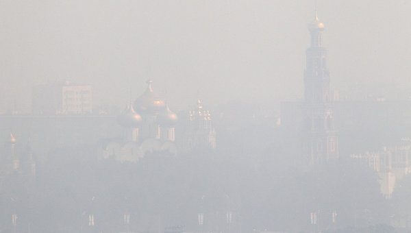 evel of moscow air pollution exceeds norm tenfold, heat wave continues